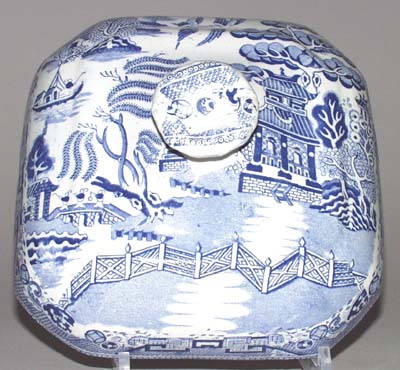 Vegetable Dish Cover c1850